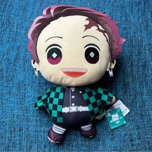 Bandai Demon Slayer Kimetsu No Yaiba Super Big Plush NWT 13" Anime